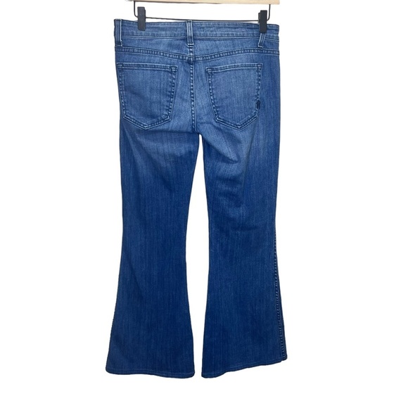 Rich + Skinny Flare Leg Jeans Medium Wash Size 28 - Picture 9 of 15